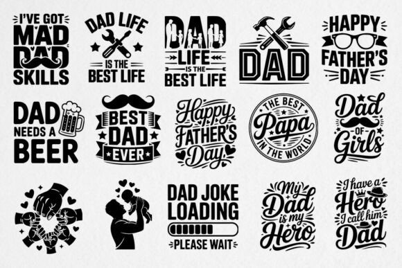 Download Father’s Day SVG Bundle Dad Quotes - Father’s day Collection