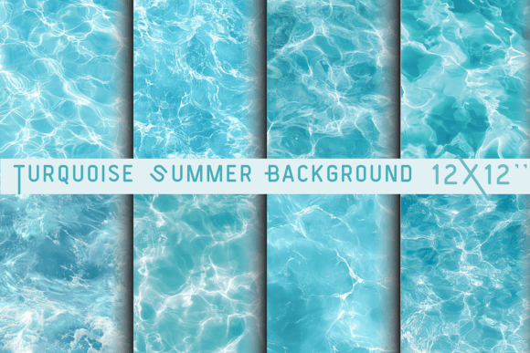 Download Turquoise Summer Background Paper - Turquoise Collection